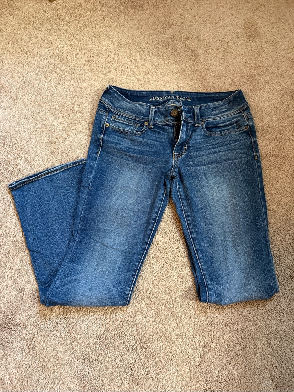 American Eagle Outfitters Women's Medium Blue Skinny Jeans